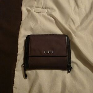 Tumi wallet Black and Burgundy